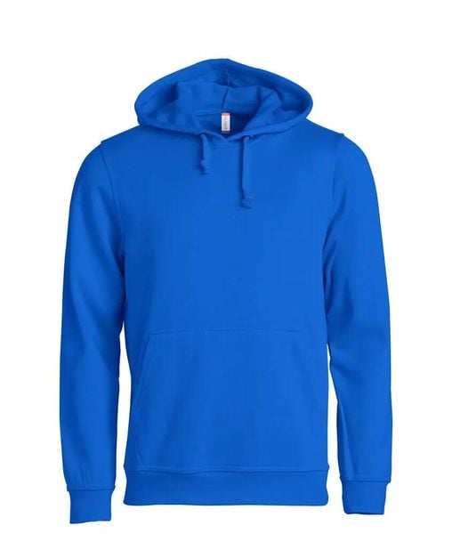 Clique Basic Hoody bluza z kapturem unisex, miękki trwały materiał – royal blue. Niebieskie bluzy z kapturem CLIQUE, xl, bez wzorów, z bawełny, z kapturem. Za 166.63 zł.