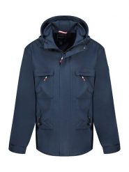 Geographical Norway Kurtka przejściowa "Barimo" w kolorze granatowym rozmiar: XL. Niebieskie kurtki Geographical Norway, xl, bez wzorów, bez kaptura. Za 193.24 zł.