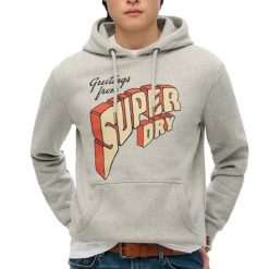 Bluza z kapturem Superdry North Cali. Szare bluzy z kapturem Superdry, l, bez wzorów, z bawełny, z kapturem. Za 380.75 zł.