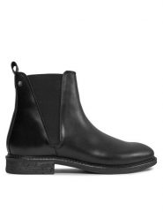 Jack&Jones Sztyblety 12241133 Czarny. Czarne botki sznurowane Jack&Jones, bez wzorów, ze skóry, bez obcasa, bez zapięcia. Za 674.99 zł.