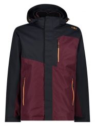 CMP Kurtka funkcyjna 3in1 w kolorze czerwonym rozmiar: 46. Czerwone kurtki outdoor i hardshell CMP, s, bez wzorów, z dzianiny, bez kaptura. Za 172.92 zł.