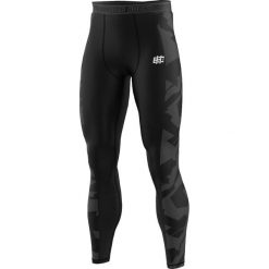Legginsy sportowe męskie do MMA EXTREME HOBBY BOLD BOXING. Czarne bielizna termoaktywna EXTREME HOBBY, m, bez wzorów, z elastanu. Za 189.00 zł.