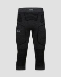Kalesony 3/4 męskie X-Bionic SYMBIO MERINO PANTS 3/4 RHINO GREY. Czarne kalesony X BIONIC, l, bez wzorów, ze skóry. Za 699.99 zł.