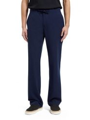 Scotch & Soda Spodnie w kolorze granatowym rozmiar: W29/L32. Niebieskie spodnie materiałowe Scotch & Soda, na co dzień, l, bez wzorów, z materiału. Za 141.52 zł.