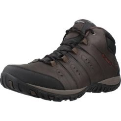 Buty COLUMBIA WOODBURN II CHUKKA WP OMN Brązowy. Brązowe buty turystyczne Columbia, bez wzorów, z materiału, bez zapięcia, trekkingowe. Za 399.99 zł.