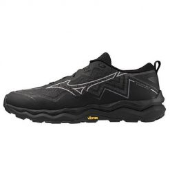 Buty do biegania męskie Mizuno Wave Daichi 9 Gtx. Czarne buty do biegania Mizuno, bez wzorów, z materiału, bez zapięcia, do biegania, mizuno wave. Za 703.00 zł.