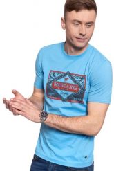 MĘSKI T-SHIRT MUSTANG ALEX C PRINT 1009504 5094. T-shirty Mustang, m, bez wzorów, bez kołnierzyka, bez ramiączek. W wyprzedaży za 39.99 zł.