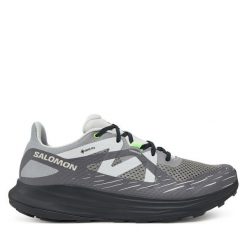 Buty do biegania Salomon. Szare buty do biegania Salomon, bez wzorów, z gore-texu, bez zapięcia, do biegania, gore-tex. Za 469.99 zł.