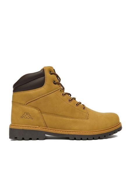 Kappa Trzewiki CEO-LOGO FILLMORE 371H3WW-A10. Brązowy. Brązowe botki sznurowane Kappa, bez wzorów, z materiału, bez obcasa, bez zapięcia. Za 219.99 zł.