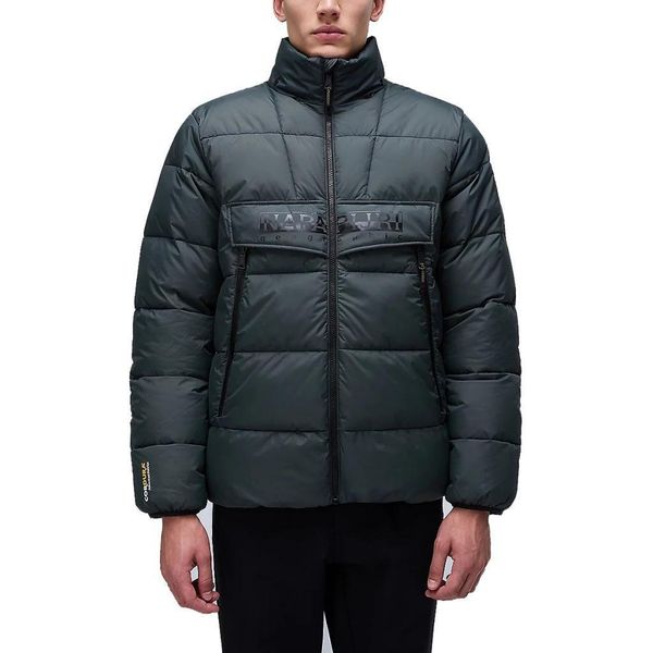 Kurtka NAPAPIJRI RF PUFFER OPEN G1S Zielony. Zielone kurtki Napapijri, l, bez wzorów, z tkaniny, bez kaptura. Za 657.99 zł.
