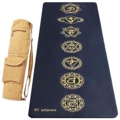 Mata do jogi gumy-sztucznej skóry 5mm +Torba z korka, do suchych lub mokrych rąk. Brązowe torby na ramię ACHAMANA, bez wzorów, z bawełny, na ramię, duże, z nadrukiem, bez dodatków. Za 661.00 zł.