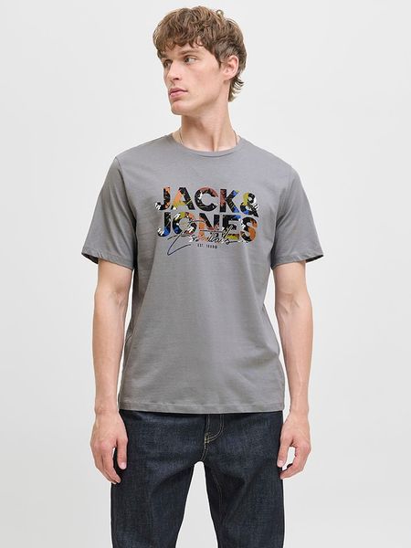 Jack & Jones Koszulka "Jjgeplas" w kolorze szarym rozmiar: L. Szare bezrękawniki Jack & Jones, l, bez wzorów, z bawełny, bez kołnierzyka, bez ramiączek. Za 32.75 zł.