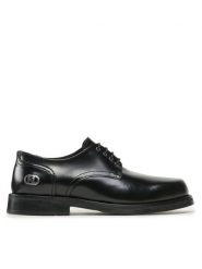 KARL LAGERFELD Półbuty KL11423 Czarny. Czarne eleganckie półbuty KARL LAGERFELD, bez wzorów, ze skóry, bez obcasa, bez zapięcia. Za 959.99 zł.