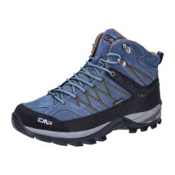 Buty trekkingowe męskie CMP Rigel Mid Trekking Wp. Brązowe buty turystyczne CMP, bez wzorów, z materiału, bez zapięcia, trekkingowe. Za 488.20 zł.