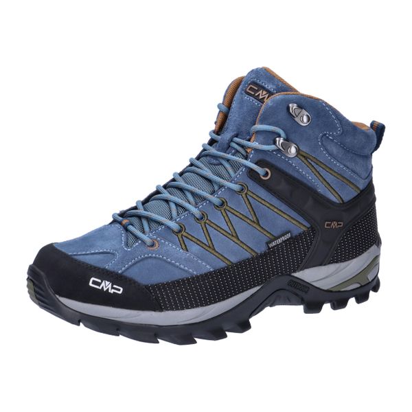 Buty trekkingowe męskie CMP Rigel Mid Trekking Wp. Brązowe buty turystyczne CMP, bez wzorów, z materiału, bez zapięcia, trekkingowe. Za 512.10 zł.