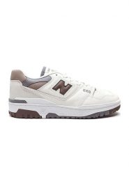 New Balance Skórzane sneakersy "BB550" w kolorze biało-brązowym rozmiar: 44. Białe buty sportowe casual New Balance, bez wzorów, z materiału, bez zapięcia. Za 483.17 zł.