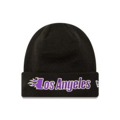 Czapka New Era NBA Los Angeles Lakers. Czarne czapki zimowe New Era, bez wzorów. Za 148.50 zł.