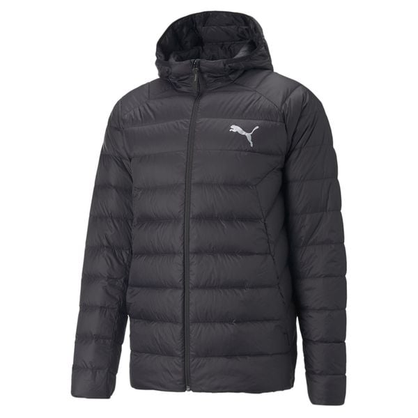 Męska kurtka puchowa PackLITE PUMA Black. Białe kurtki Puma, m, bez wzorów, z poliamidu, z kapturem. Za 484.14 zł.