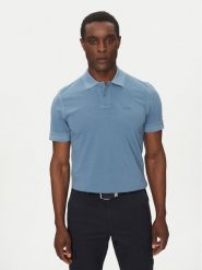 BOSS Polo Prime 50507813 Niebieski Regular Fit. Niebieskie koszulki polo Boss, m, bez wzorów, z bawełny, bez kołnierzyka, bez ramiączek. Za 289.99 zł.