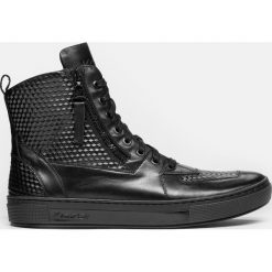 Czarne sneakersy męskie. Buty sportowe casual marki Kazar. Za 549.00 zł.