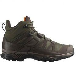 Buty trekkingowe męskie Salomon X Ultra Tracker Gtx Gore-tex. Zielone buty trekkingowe Salomon, bez wzorów, z gore-texu, za kostkę, bez zapięcia, trekkingowe, gore-tex. Za 799.00 zł.