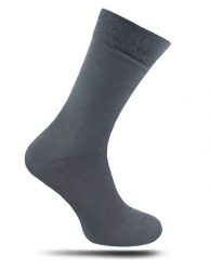 Skarpetki Męskie, Jasne Szare Jednokolorowe, Bezuciskowe, 100% BAWEŁNA -NADIR. Szare skarpety Nadir, bez wzorów, z bawełny. Za 14.90 zł.