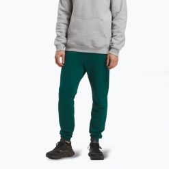 Spodnie męskie Reebok Identity Small Logo Fleece Jogger. Zielone joggery i bojówki REEBOK FITNESS, l, bez wzorów, z materiału. Za 149.99 zł.
