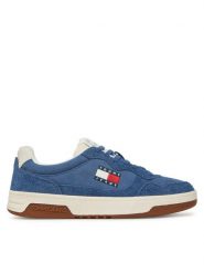 Tommy Jeans Sneakersy Tjm Cupsole Suede EM0EM01568 Niebieski. Niebieskie buty sportowe casual Tommy Jeans, bez wzorów, z jeansu, bez zapięcia. Za 289.99 zł.