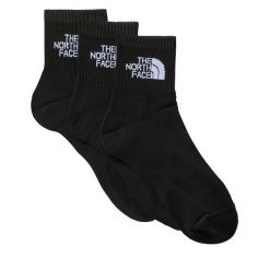 Zestaw 3 par wysokich skarpet męskich The North Face. Czarne skarpety The North Face, bez wzorów. Za 59.99 zł.