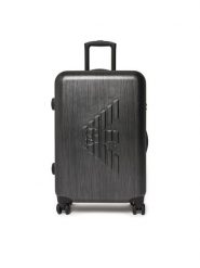 Emporio Armani Walizka średnia EM001930 AF15459 U8097 Szary. Szare walizki Emporio Armani, bez wzorów, z tworzywa sztucznego, średnie. Za 1,199.00 zł.