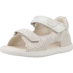 Sandały Geox Model B Sandal Macchia Gir Kolor Biały. Białe sandały Geox, z syntetyku, bez zapięcia. Za 225.10 zł.