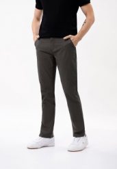 Spodnie chino, Regular Fit, R-PETRO. Czarne eleganckie spodnie Volcano, na co dzień, m, z bawełny, eleganckie. Za 179.99 zł.