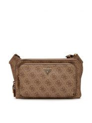 Guess Nerka MIlano HMMILO P5214 Brązowy. Brązowe saszetki i nerki Guess, z aplikacjami, ze skóry. Za 219.99 zł.