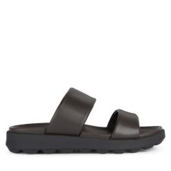 Klapki Geox. Brązowe klapki Geox. Za 339.99 zł.