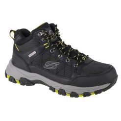 Buty trekkingowe męskie Skechers Selmen Melano. Czarne buty trekkingowe Skechers, bez wzorów, z gumy, bez zapięcia. Za 299.99 zł.