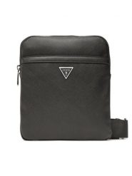 Guess Saszetka Certosa Saffiano Smart HMECSA P3123 Czarny. Czarne saszetki i nerki Guess, z aplikacjami, ze skóry. Za 169.99 zł.