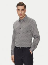 Guess Koszula M5GH65 WFXX1 Szary. Szare koszule Guess, m, z aplikacjami, z bawełny, bez kołnierzyka, bez ramiączek. Za 279.99 zł.