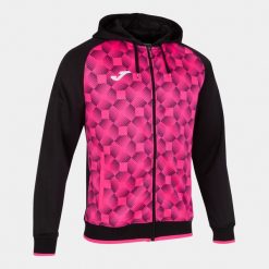 Bluza do piłki nożnej męska Joma Supernova III. Czarne bluzy z kapturem Joma, m, z aplikacjami, z materiału, z kapturem. Za 93.96 zł.