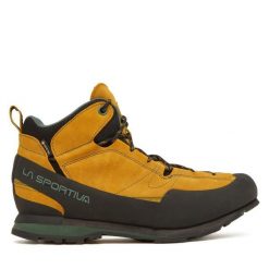 Trekkingi La Sportiva. Żółte trekkingi La Sportiva, bez wzorów, bez zapięcia. Za 999.99 zł.