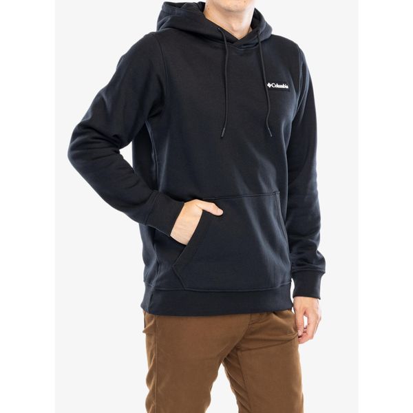 Bluza z kapturem męska Columbia Meridian Creek Hoodie. Czarne bluzy Columbia, m, bez wzorów, z bawełny, z kapturem. Za 224.99 zł.