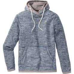 Shirt z długim rękawem i kapturem Regular Fit bonprix niebieski melanż. Bezrękawniki bonprix. Za 59.99 zł.