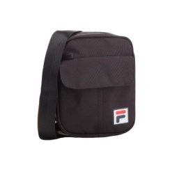 Saszetka na ramię Fila Milan Pusher Bag pojemność 2 L. Czarne torby na ramię Fila, bez wzorów, na ramię, bez dodatków. Za 49.99 zł.