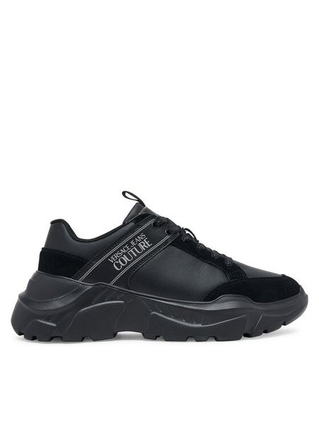 Versace Jeans Couture Sneakersy 79YA3SC2 ZPB30 899 Czarny. Czarne buty sportowe casual Versace Jeans Couture, bez wzorów, z jeansu, bez zapięcia. Za 566.99 zł.
