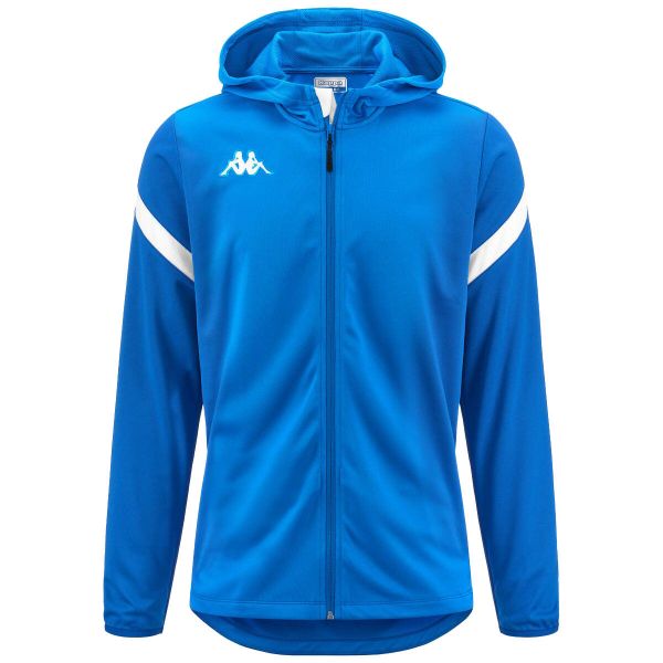 Bluza z kapturem i zamkiem błyskawicznym Kappa Dolve. Białe bluzy z kapturem Kappa, m, bez wzorów, z poliesteru, z kapturem. Za 259.00 zł.