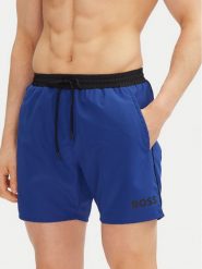 BOSS Szorty kąpielowe Starfish 50514429 Niebieski Regular Fit. Niebieskie kąpielówki Boss, l, bez wzorów, z syntetyku. Za 139.99 zł.