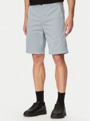 BOSS Szorty materiałowe 50536723 Niebieski jasny Slim Fit. Niebieskie szorty Boss, m, bez wzorów, z bawełny. Za 449.99 zł.