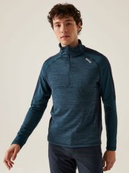 Regatta Koszulka funkcyjna "Hepley" w kolorze granatowym rozmiar: S. Niebieskie t-shirty sportowe Regatta, bez wzorów, z materiału, bez ramiączek, outdoorowe. Za 76.95 zł.