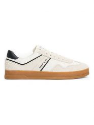 Tommy Hilfiger Shoes Sneakersy w kolorze kremowym rozmiar: 46. Brązowe buty sportowe casual Tommy Hilfiger Shoes, bez wzorów, bez zapięcia. Za 217.99 zł.