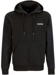 BOSS Orange Bluza w kolorze czarnym rozmiar: XXL. Czarne bluzy BOSS Orange, xxl, bez wzorów, z bawełny, bez kaptura. Za 318.47 zł.