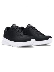 Under Armour Skórzane buty sportowe "Edge LTHR" w kolorze czarnym rozmiar: 40. Czarne buty treningowe Under Armour, bez wzorów, z materiału. Za 157.35 zł.